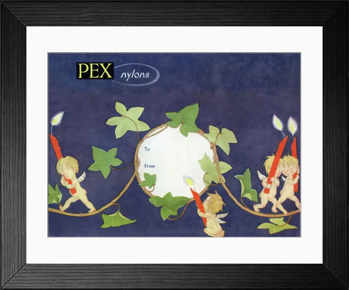 Framed Print : Cupids carrying candles in the ivy Framed Print : Cupids carrying candles in the ivy