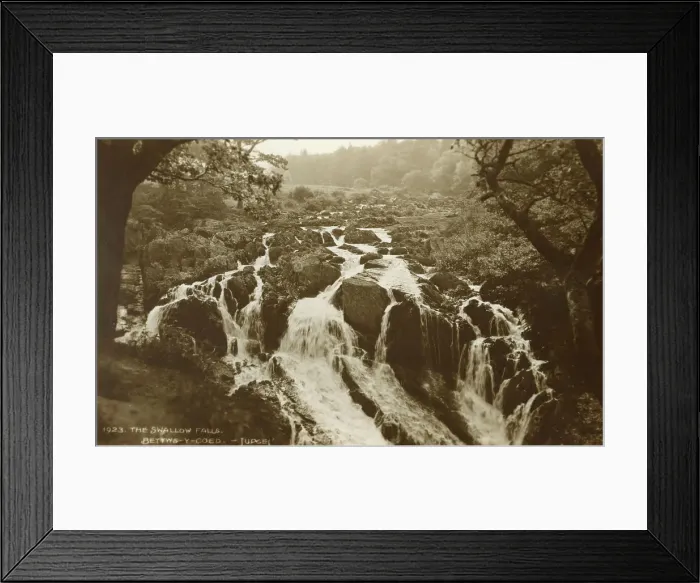 Framed Print : The Swallow Falls, Bettws