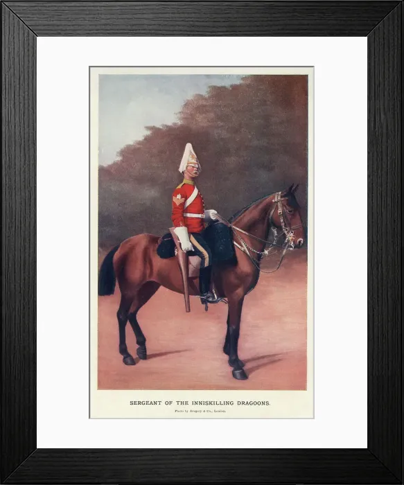 Framed Print : Sergeant of the Inniskilling Dragoons Framed Print : Sergeant of the Inniskilling Dragoons