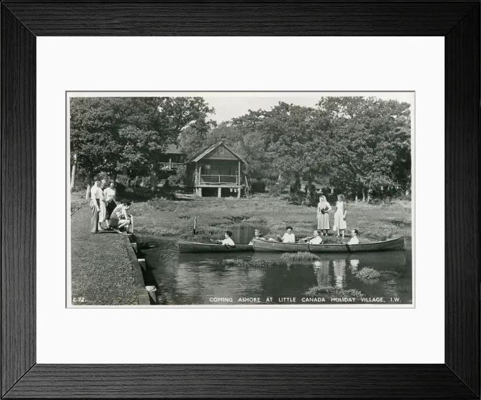 Framed Print : Boating Lake, Little Canada Holiday Village, Wootton Bridge Framed Print : Boating Lake, Little Canada Holiday Village, Wootton Bridge