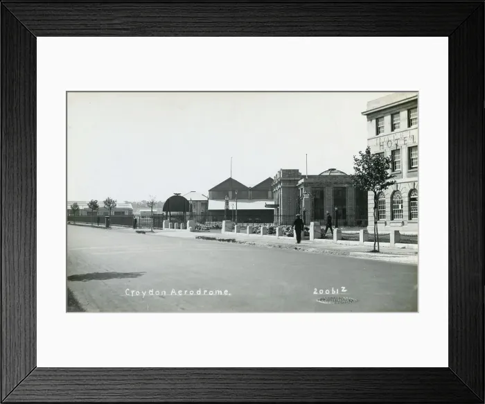Framed Print : Croydon Aerodrome Airport from A23 Purley Way Framed Print : Croydon Aerodrome Airport from A23 Purley Way