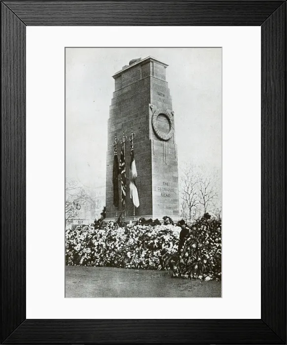 Framed Print : The Cenotaph, London, unveiled Nov 11th 1920 Framed Print : The Cenotaph, London, unveiled Nov 11th 1920