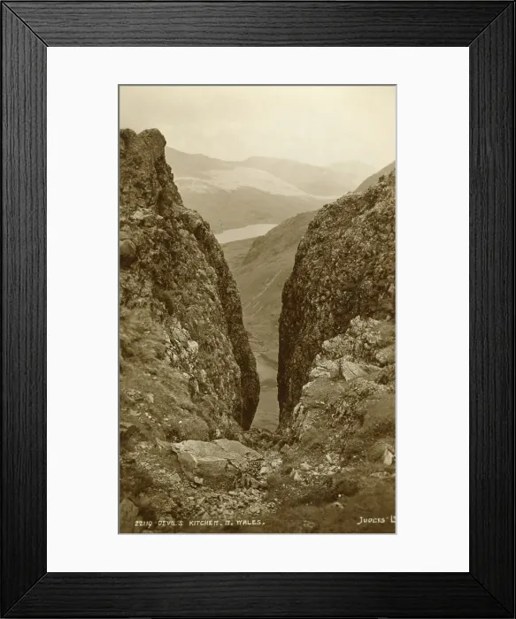 Framed Print : Devil's Kitchen, North Wales Framed Print : Devil's Kitchen, North Wales