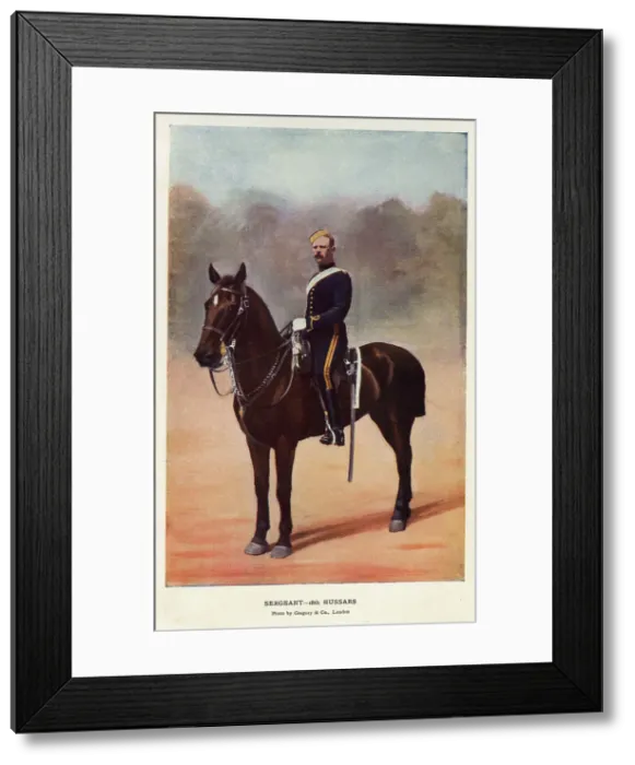 Framed Print : Sergeant, 18th Hussars Framed Print : Sergeant, 18th Hussars