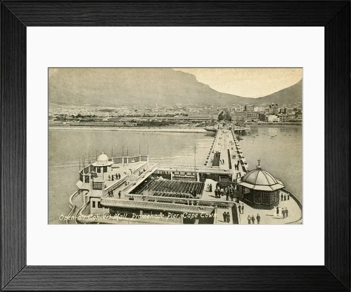 Framed Print : Open-air Concert Hall, Promenade Pier, Cape Town Framed Print : Open-air Concert Hall, Promenade Pier, Cape Town
