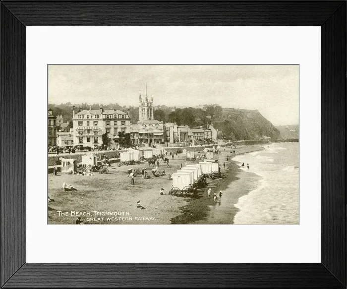 Framed Print : The Beach, Teignmouth, Devon Framed Print : The Beach, Teignmouth, Devon