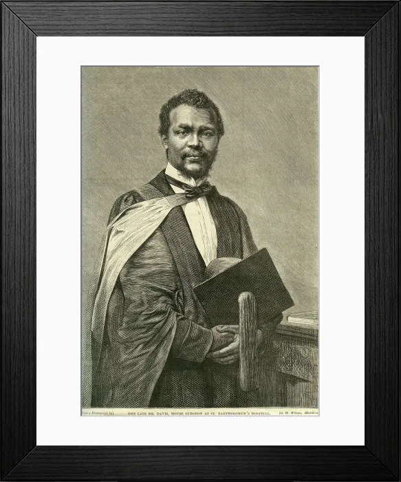 Framed Print : Dr Christopher James Davis House Surgeon St Bartholomew's Framed Print : Dr Christopher James Davis House Surgeon St Bartholomew's