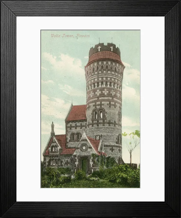 Framed Print : Volta Tower, Finedon, Northamptonshire - folly Framed Print : Volta Tower, Finedon, Northamptonshire - folly