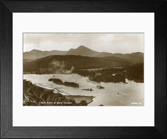 Framed Print : Loch Oich and Ben Teigh, Scotland Framed Print : Loch Oich and Ben Teigh, Scotland