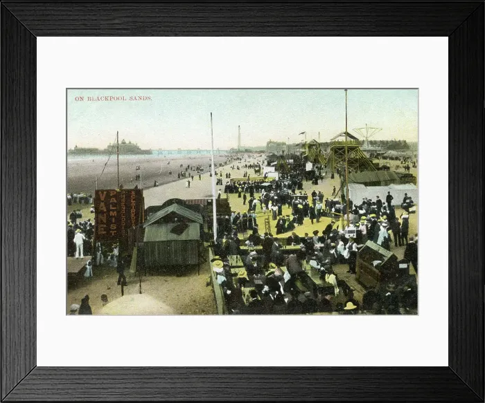 Framed Print : On Blackpool Sands, Lancashire Framed Print : On Blackpool Sands, Lancashire