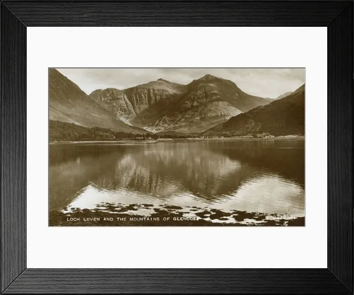 Framed Print : Loch Leven and the Mountains of Glencoe, Scotland Framed Print : Loch Leven and the Mountains of Glencoe, Scotland