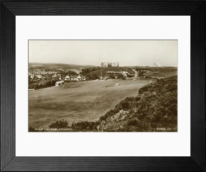 Framed Print : Golf Course, Cromer, Norfolk Framed Print : Golf Course, Cromer, Norfolk