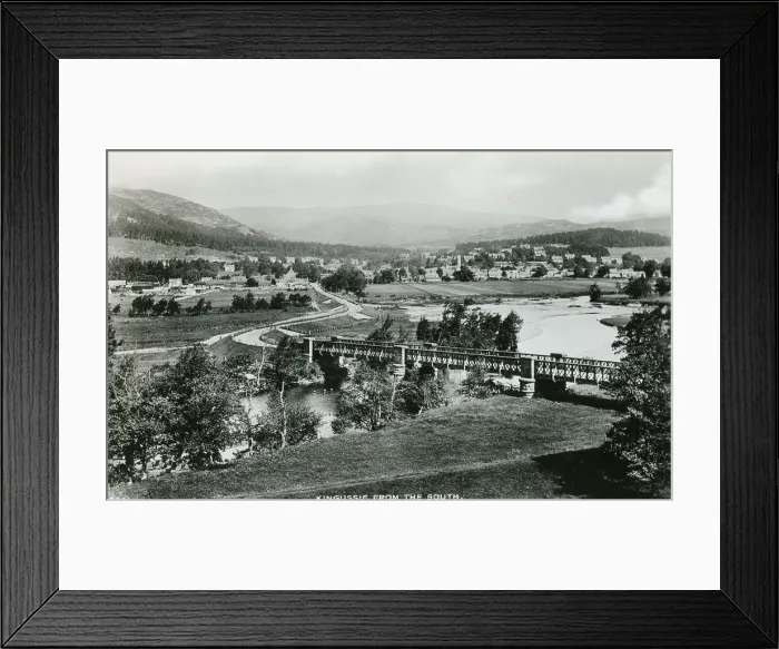 Framed Print : Kingussie from the South, Scotland