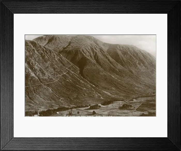 Framed Print : The Path up Ben Nevis, Fort William, Scotland Framed Print : The Path up Ben Nevis, Fort William, Scotland