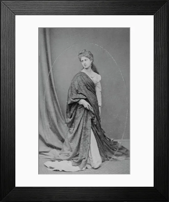 Framed Print : Christina Spartali - later Countess Edouard Cahn d'Anvers Framed Print : Christina Spartali - later Countess Edouard Cahn d'Anvers