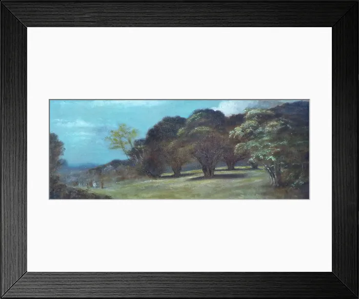 Framed Print : Landscape painting by Gertrude Jekyll Framed Print : Landscape painting by Gertrude Jekyll