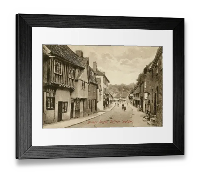 Framed Print : Bridge Street, Saffron Walden, Essex Framed Print : Bridge Street, Saffron Walden, Essex