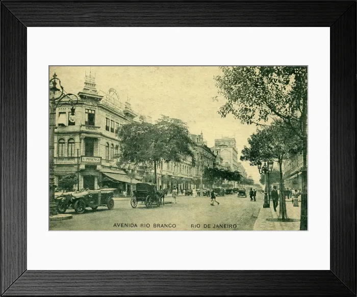 Framed Print : Avenida Rio Branco, Rio de Janeiro, Brazil Framed Print : Avenida Rio Branco, Rio de Janeiro, Brazil