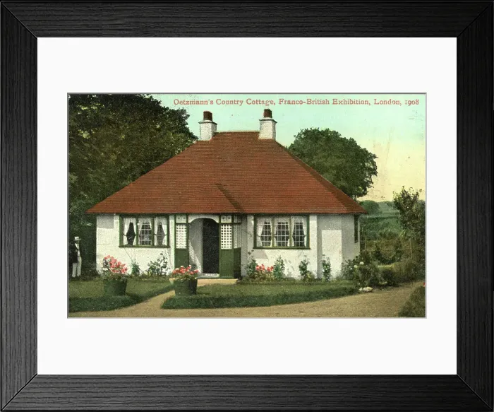 Framed Print : Oetzmann's Country Cottage, Franco-British Exhibition 1908