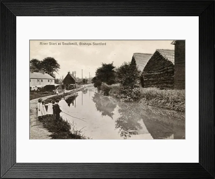 Framed Print : River Stort at Southmill, Bishops Stortford, Hertfordshire Framed Print : River Stort at Southmill, Bishops Stortford, Hertfordshire
