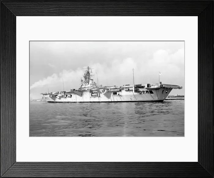 Framed Print : HMS Hermes R12 Framed Print : HMS Hermes R12