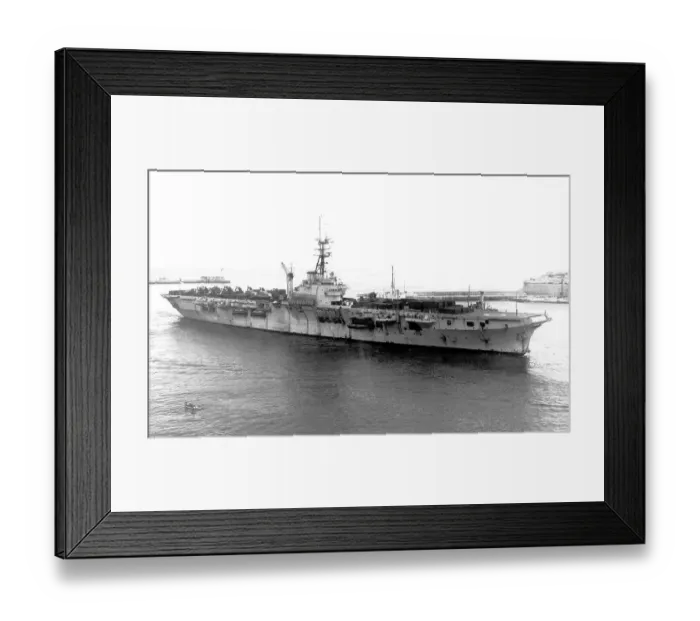 Framed Print : HMS Hermes R12 Framed Print : HMS Hermes R12