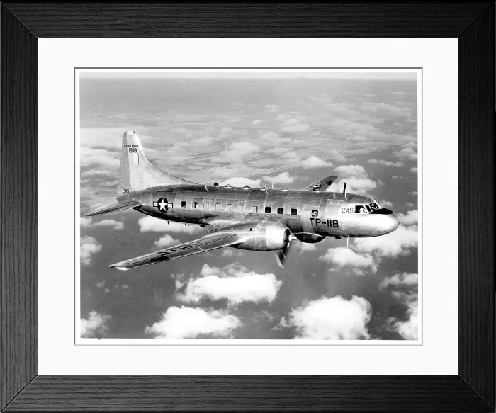 Framed Print : Convair T-29B 51-5118 Framed Print : Convair T-29B 51-5118