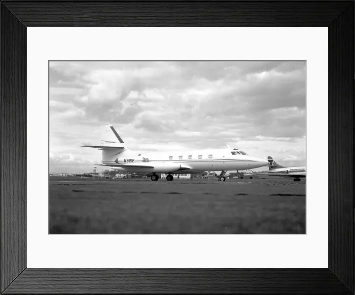 Framed Print : Lockheed JetStar N9WP Framed Print : Lockheed JetStar N9WP