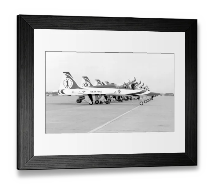 Framed Print : Northrop T-38A Talon 68-8138 - Thunderbird 1 Framed Print : Northrop T-38A Talon 68-8138 - Thunderbird 1