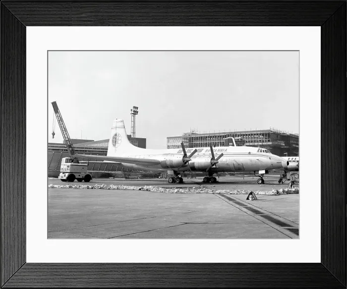 Framed Print : Bristol 175 Britannia 102 G-ANBH Framed Print : Bristol 175 Britannia 102 G-ANBH