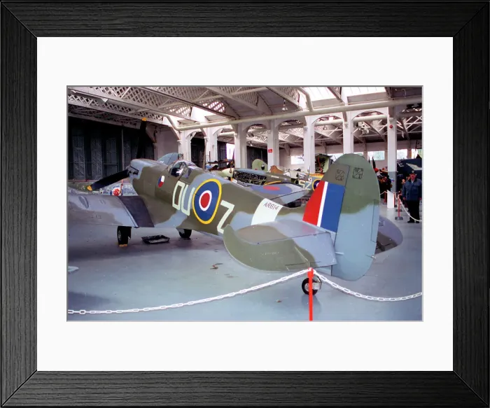 Framed Print : Supermarine 349 Spitfire LF Mk. VC G-BUWA - AR614 Framed Print : Supermarine 349 Spitfire LF Mk. VC G-BUWA - AR614
