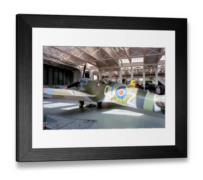 Framed Print : Supermarine 349 Spitfire LF Mk. VC G-BUWA - AR614 Framed Print : Supermarine 349 Spitfire LF Mk. VC G-BUWA - AR614