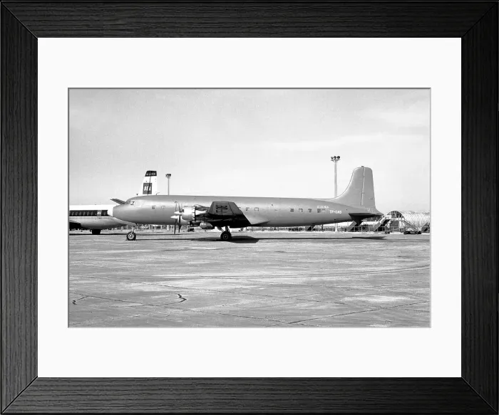 Framed Print : Douglas DC-6B TF-OAB Framed Print : Douglas DC-6B TF-OAB