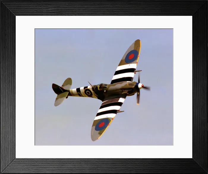 Framed Print : Supermarine Spitfire LF Mk. IXe G-BLCK - TE566 Framed Print : Supermarine Spitfire LF Mk. IXe G-BLCK - TE566