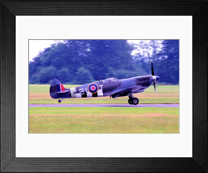 Framed Print : Supermarine Spitfire LF Mk. IXe G-BJSG - ML417 Framed Print : Supermarine Spitfire LF Mk. IXe G-BJSG - ML417