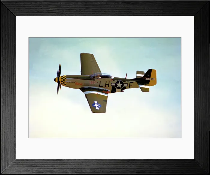 Framed Print : North American P-51D Mustang G-MSTG Janie Framed Print : North American P-51D Mustang G-MSTG Janie