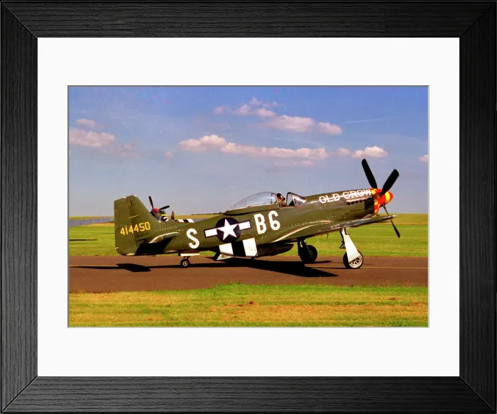 Framed Print : North American P-51D-10-NA Mustang 44-14450 - Old Crow Framed Print : North American P-51D-10-NA Mustang 44-14450 - Old Crow