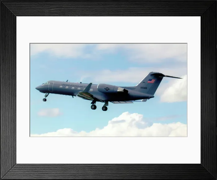 Framed Print : Gulfstream Aerospace C-37A 01-0030 Framed Print : Gulfstream Aerospace C-37A 01-0030