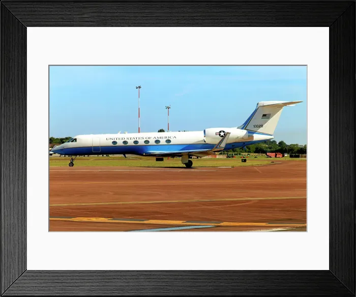 Framed Print : Gulfstream Aerospace C-37A 01-0028 Framed Print : Gulfstream Aerospace C-37A 01-0028