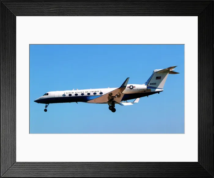 Framed Print : Gulfstream Aerospace C-37B 06-0500 Framed Print : Gulfstream Aerospace C-37B 06-0500
