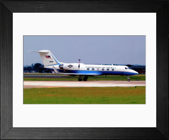 Framed Print : Gulfstream C-20F 91-0108 Framed Print : Gulfstream C-20F 91-0108
