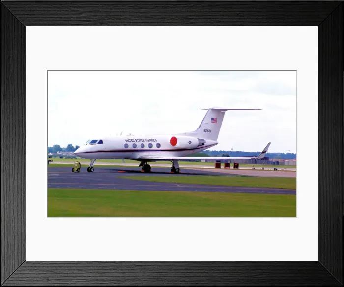 Framed Print : Gulfstream C-20D 163691 Framed Print : Gulfstream C-20D 163691