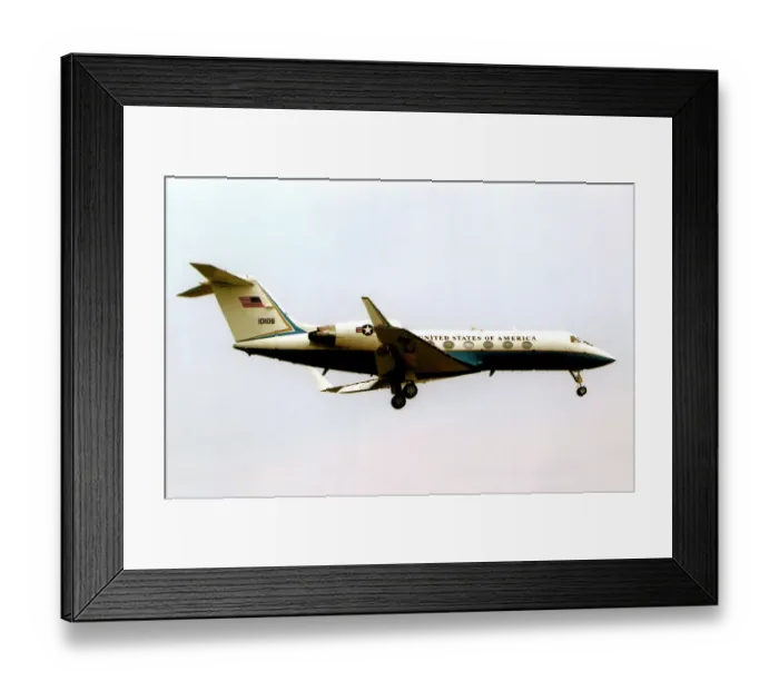 Framed Print : Gulfstream C-20F 91-0108 Framed Print : Gulfstream C-20F 91-0108