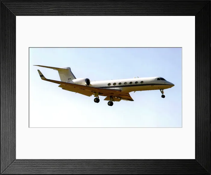 Framed Print : Gulfstream Aerospace C-37B 166377 Framed Print : Gulfstream Aerospace C-37B 166377