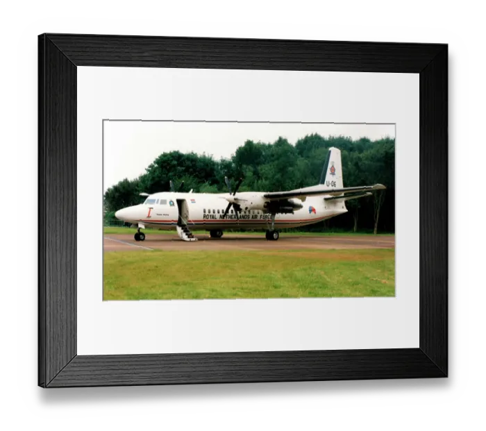 Framed Print : Fokker 50 U-06 Framed Print : Fokker 50 U-06