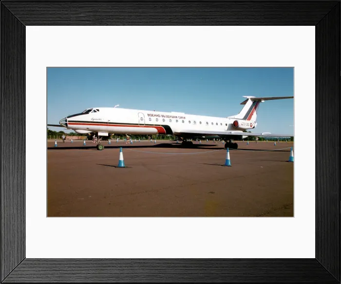 Framed Print : Tupolev Tu-134A LZ D 050 Framed Print : Tupolev Tu-134A LZ D 050