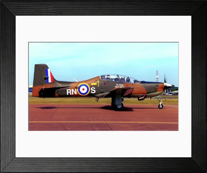 Framed Print : Short Tucano T. 1 ZF378 - RN-S