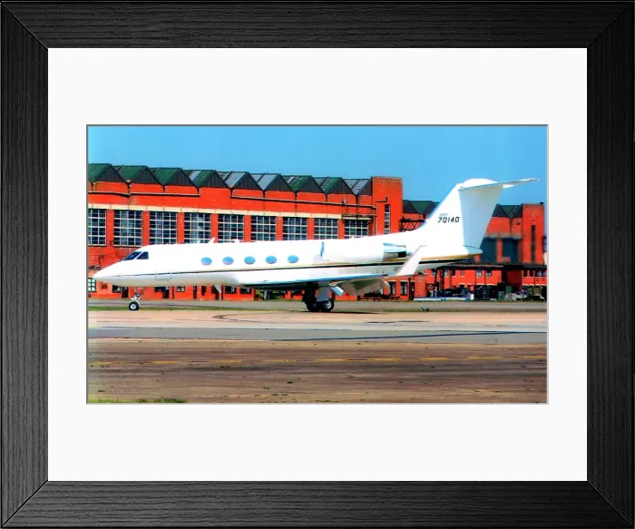 Framed Print : Gulfstream C-20E 87-0140 Framed Print : Gulfstream C-20E 87-0140