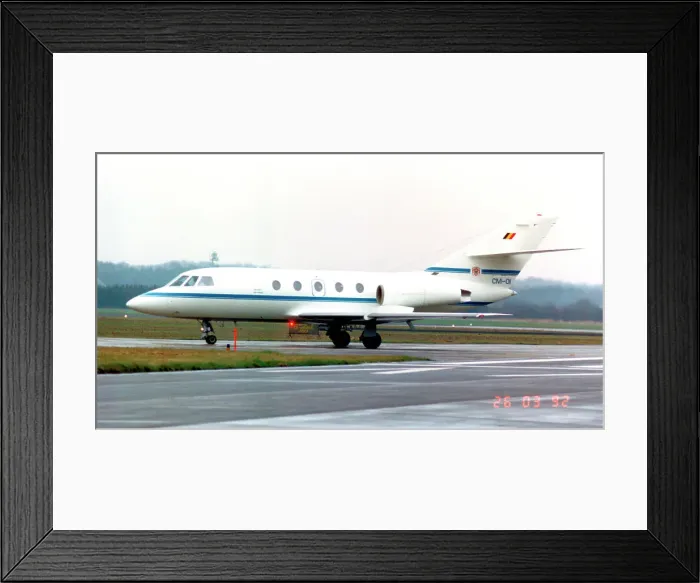 Framed Print : Dassault Falcon 20 CM-01 Framed Print : Dassault Falcon 20 CM-01