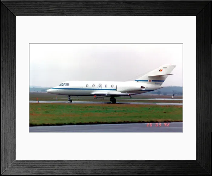 Framed Print : Dassault Falcon 20 CM-01 Framed Print : Dassault Falcon 20 CM-01